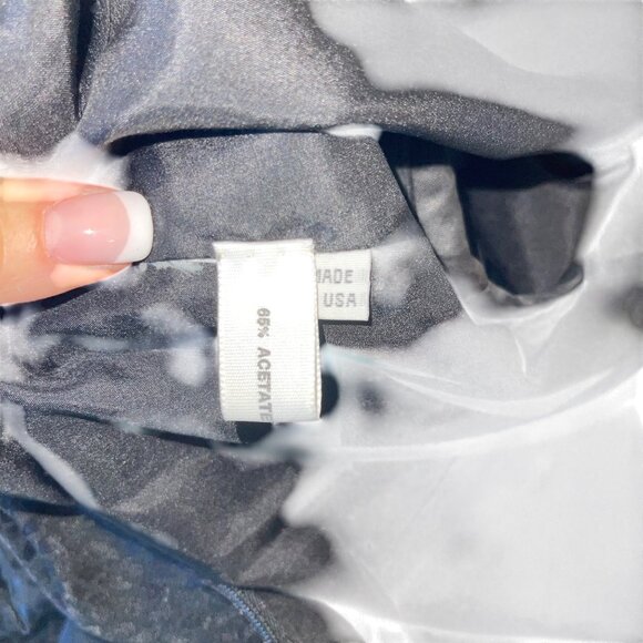 Carolina Herrera Womens Dress Size S Black Jacquard Ruffle Trim Vintage - Picture 13 of 16